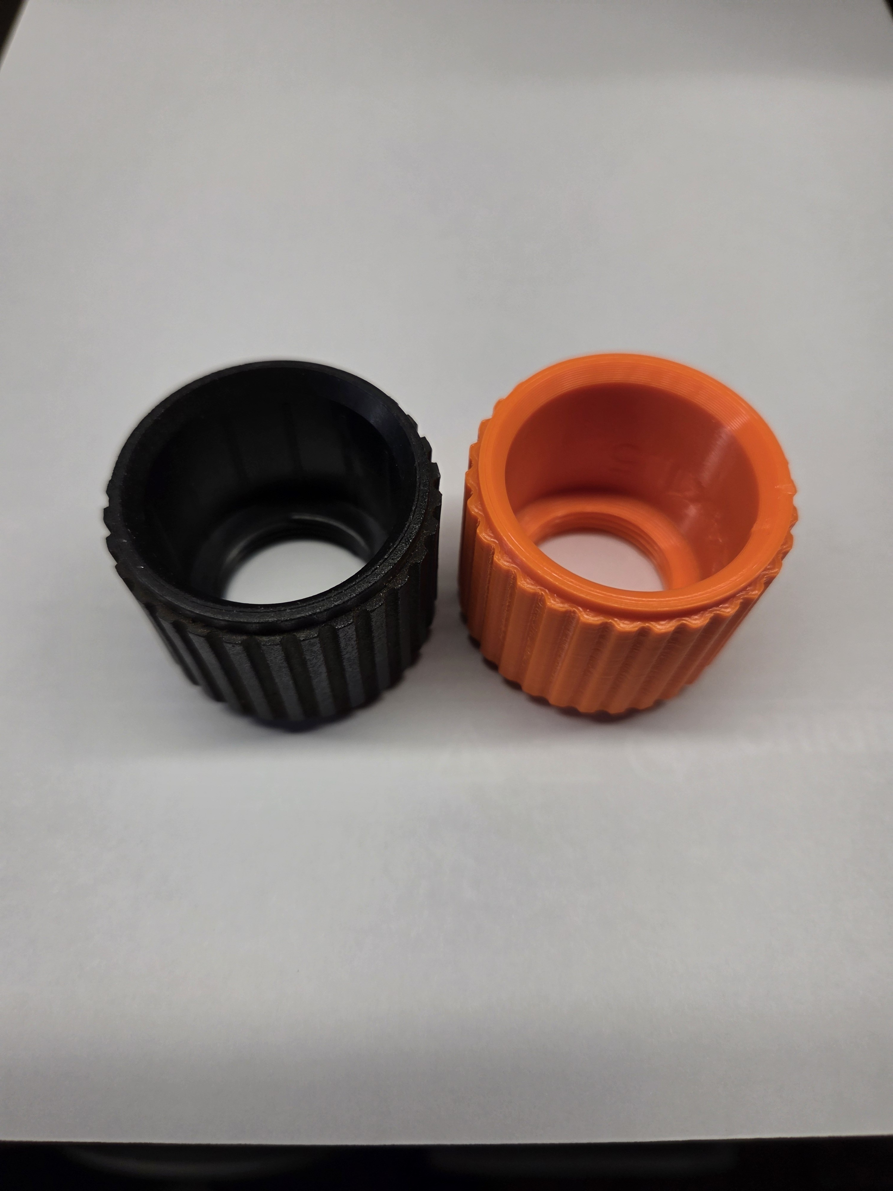 Retaining Collar for Woodchipper Solenoid Assembly, M24 x 1.5, project view 4