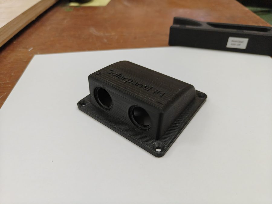 Solar input housing, project view 3